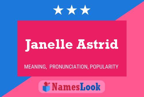 Janelle Astrid பெயர் போஸ்டர்