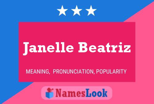 Janelle Beatriz பெயர் போஸ்டர்