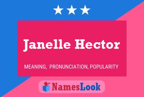 Janelle Hector பெயர் போஸ்டர்