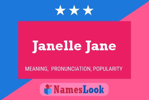 Janelle Jane பெயர் போஸ்டர்