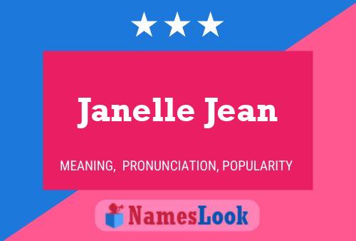 Janelle Jean பெயர் போஸ்டர்