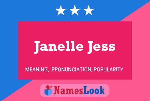 Janelle Jess பெயர் போஸ்டர்