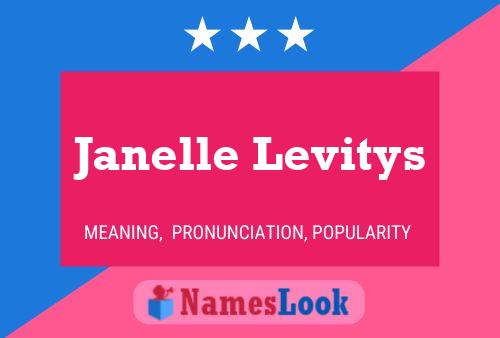 Janelle Levitys பெயர் போஸ்டர்