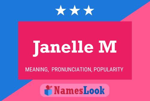 Janelle M பெயர் போஸ்டர்