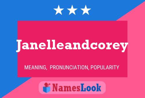 Janelleandcorey பெயர் போஸ்டர்