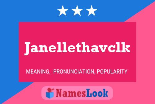 Janellethavclk பெயர் போஸ்டர்