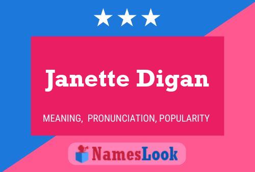 Janette Digan பெயர் போஸ்டர்