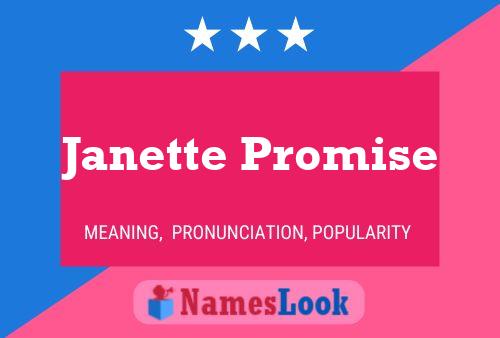 Janette Promise பெயர் போஸ்டர்