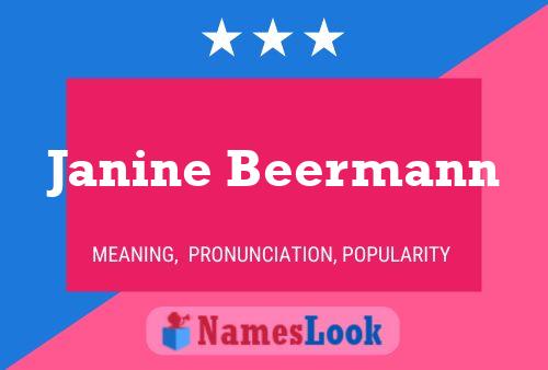 Janine Beermann பெயர் போஸ்டர்