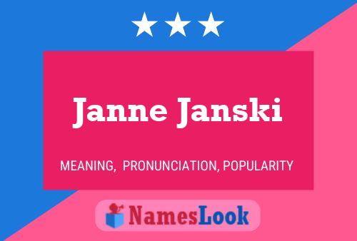 Janne Janski பெயர் போஸ்டர்