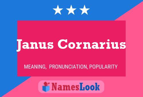 Janus Cornarius பெயர் போஸ்டர்