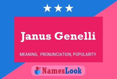 Janus Genelli பெயர் போஸ்டர்