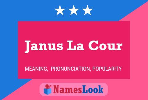 Janus La Cour பெயர் போஸ்டர்