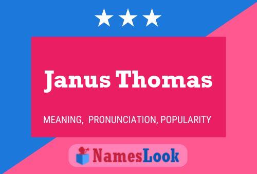 Janus Thomas பெயர் போஸ்டர்