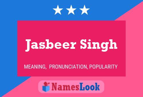 Jasbeer Singh பெயர் போஸ்டர்