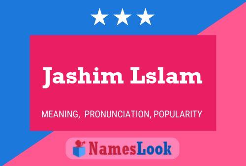 Jashim Lslam பெயர் போஸ்டர்