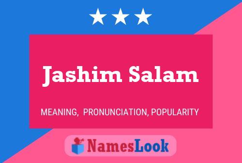 Jashim Salam பெயர் போஸ்டர்