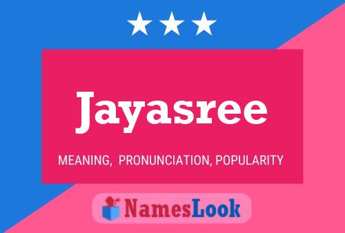 Jayasree பெயர் போஸ்டர்