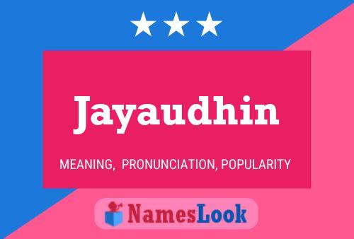 Jayaudhin பெயர் போஸ்டர்