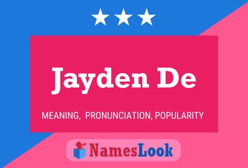 Jayden De பெயர் போஸ்டர்