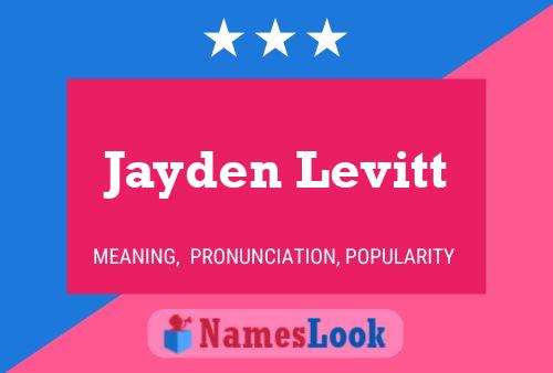 Jayden Levitt பெயர் போஸ்டர்