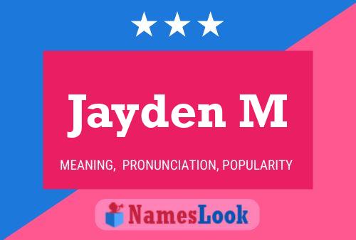 Jayden M பெயர் போஸ்டர்