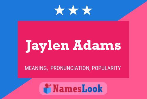 Jaylen Adams பெயர் போஸ்டர்