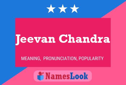 Jeevan Chandra பெயர் போஸ்டர்