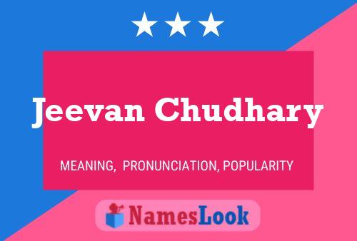 Jeevan Chudhary பெயர் போஸ்டர்