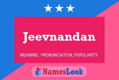 Jeevnandan பெயர் போஸ்டர்