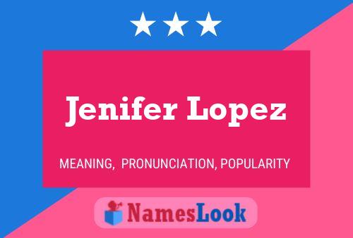 Jenifer Lopez பெயர் போஸ்டர்