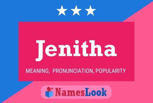 Jenitha பெயர் போஸ்டர்