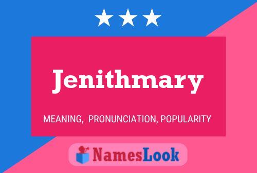 Jenithmary பெயர் போஸ்டர்