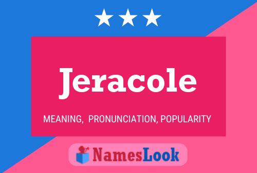 Jeracole பெயர் போஸ்டர்