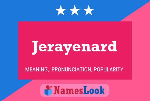 Jerayenard பெயர் போஸ்டர்