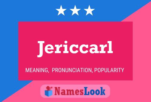 Jericcarl பெயர் போஸ்டர்