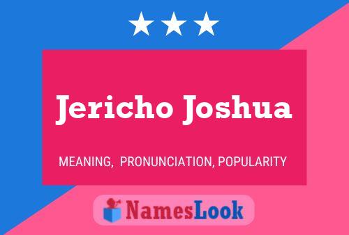 Jericho Joshua பெயர் போஸ்டர்