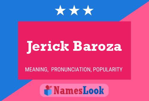 Jerick Baroza பெயர் போஸ்டர்