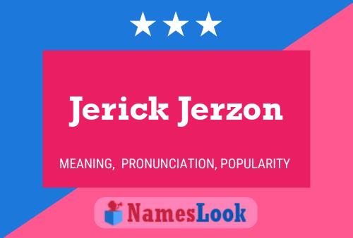 Jerick Jerzon பெயர் போஸ்டர்