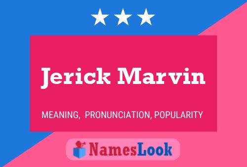 Jerick Marvin பெயர் போஸ்டர்