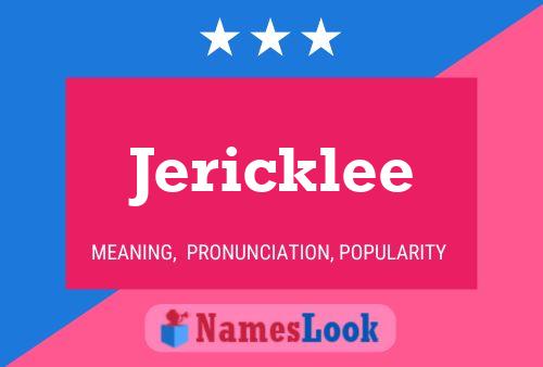 Jericklee பெயர் போஸ்டர்