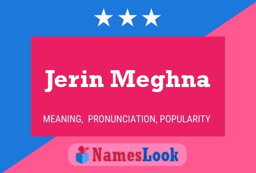 Jerin Meghna பெயர் போஸ்டர்