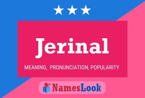 Jerinal பெயர் போஸ்டர்