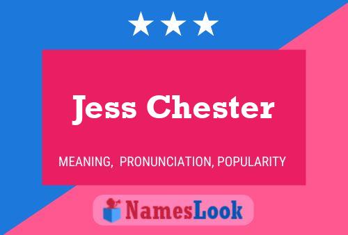 Jess Chester பெயர் போஸ்டர்