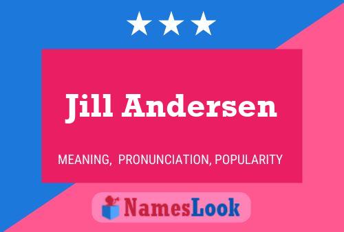 Jill Andersen பெயர் போஸ்டர்