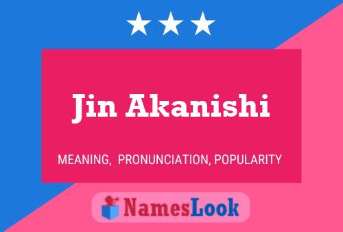 Jin Akanishi பெயர் போஸ்டர்