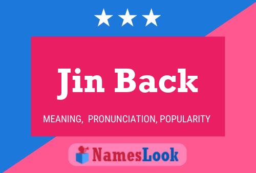 Jin Back பெயர் போஸ்டர்