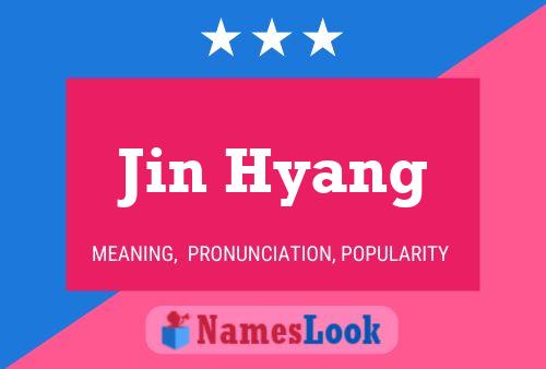 Jin Hyang பெயர் போஸ்டர்