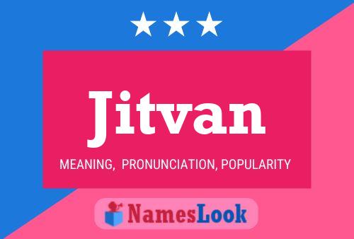 Jitvan பெயர் போஸ்டர்