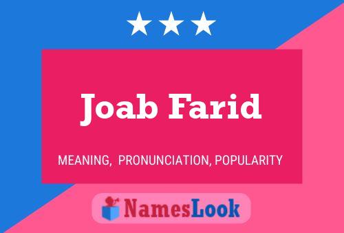 Joab Farid பெயர் போஸ்டர்